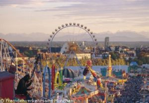 Ansicht Oktoberfest in München