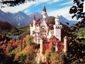 Gesamtansicht Schloss Neuschwanstein