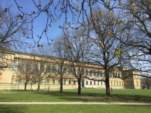 Die wieder aufgebaute Alte Pinakothek