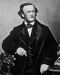 Opernkomponist Richard Wagner, Fotografie F. Hanfstaengl