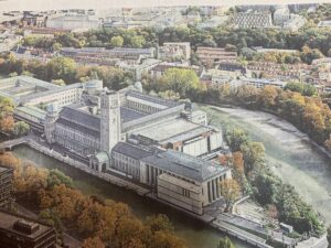 Aus der Vogelperspektive: die Museumsinsel