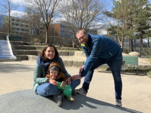 Kinderspielplatz auf dem Petueltunnel