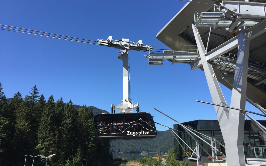 Garmisch-Partenkirchen  – Schisprungschanzen und neue Zugspitz-Seilbahn