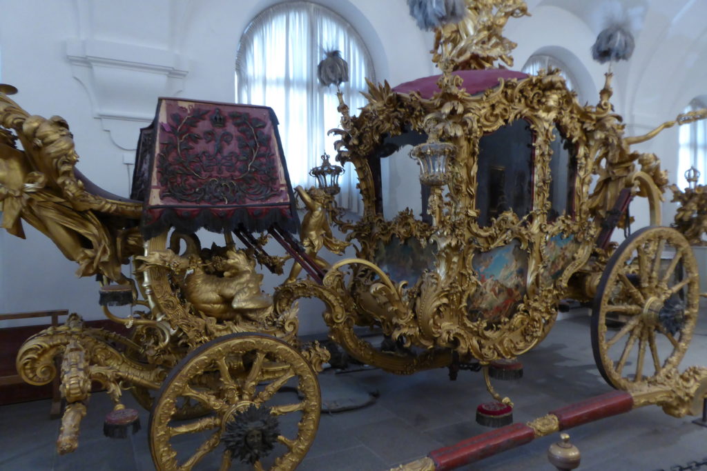 Coronation Carriage hand made in Paris around 1730