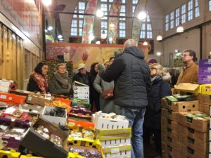 Der "Biergartenverein" zu Besuch in der Großmarkthalle