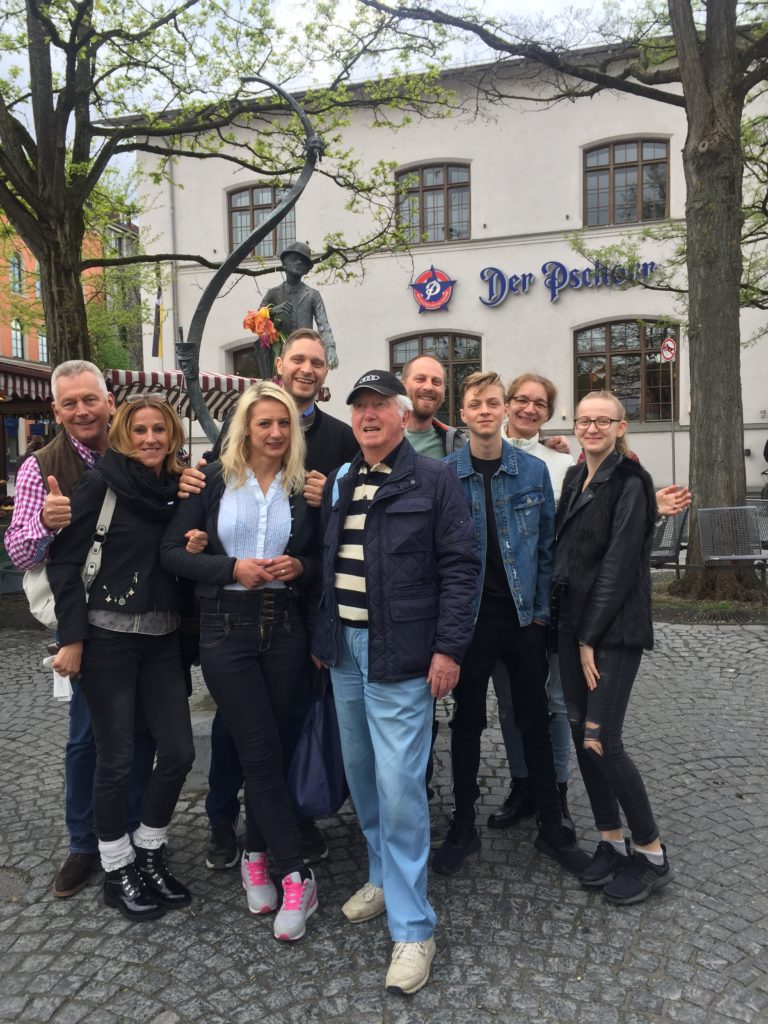 Historischer Altstadtrundgang mit Ende auf dem Viktualienmarkt am Karl-Valentin-Brunnen